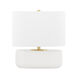 Janel 14 inch 60.00 watt Matte White Table Lamp Portable Light
