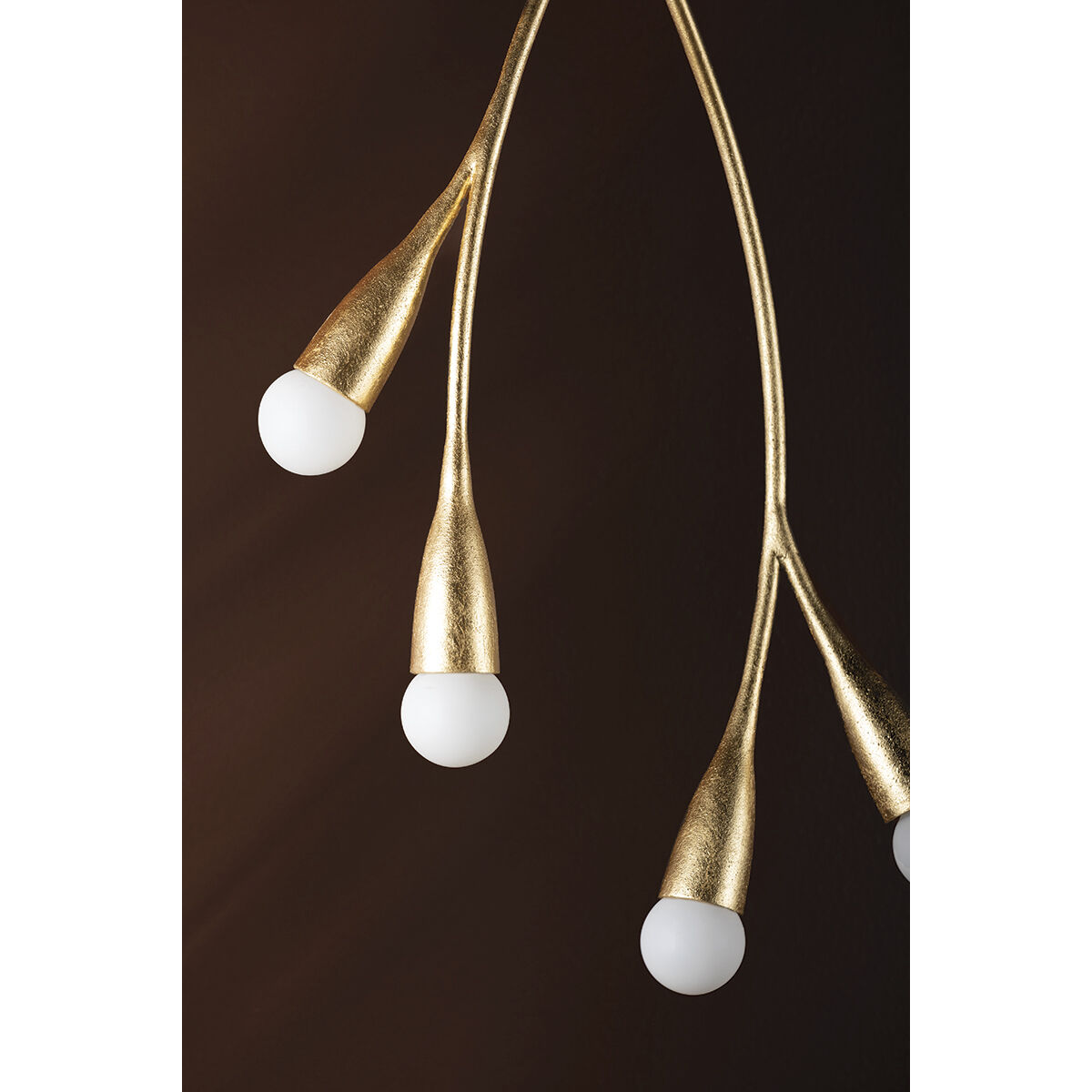 Elsa 4 Light 14 inch Gold Leaf Pendant Ceiling Light