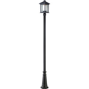 Mesa 1 Light 112.25 inch Black Outdoor Post Mounted Fixture