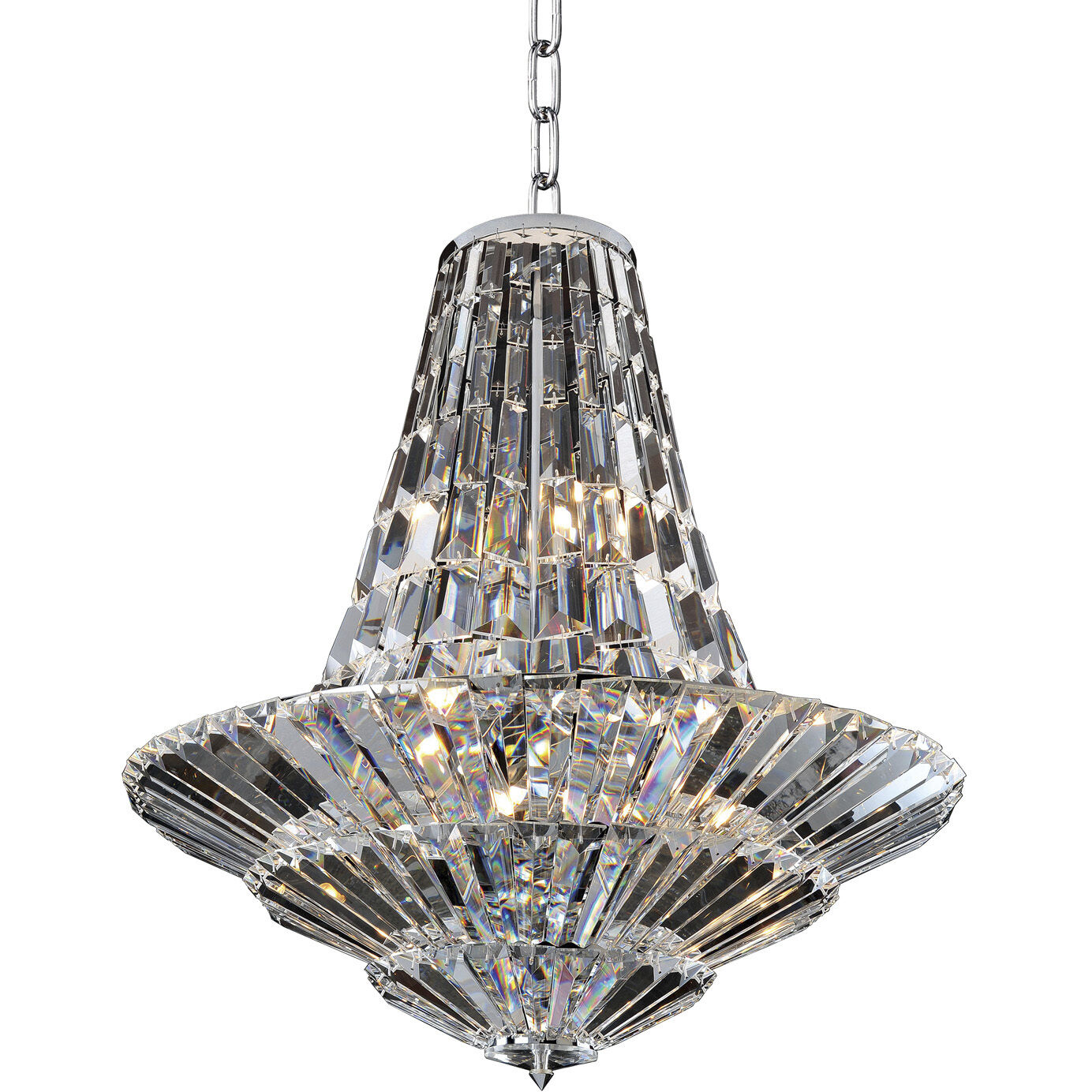 Auletta 12 Light 24 inch Polished Chrome Chandelier Ceiling Light