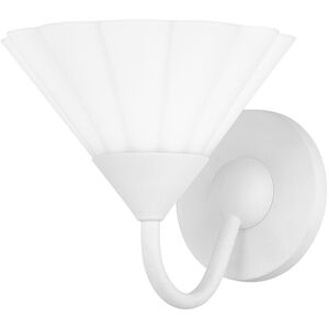 Kelsey 1 Light 7.5 inch Textured White Wall Sconce Wall Light