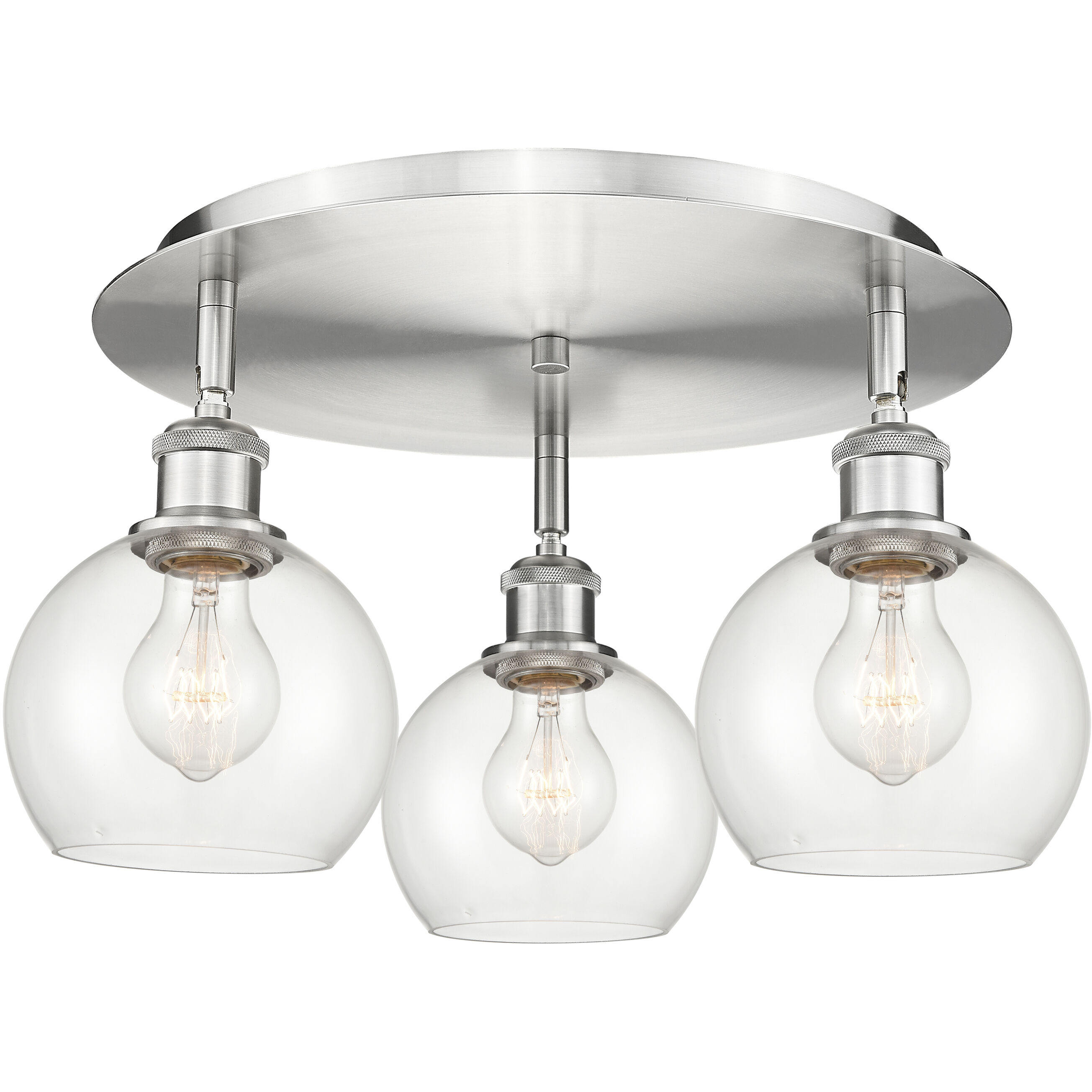 Athens 3 Light 17.75 inch Flush Mount