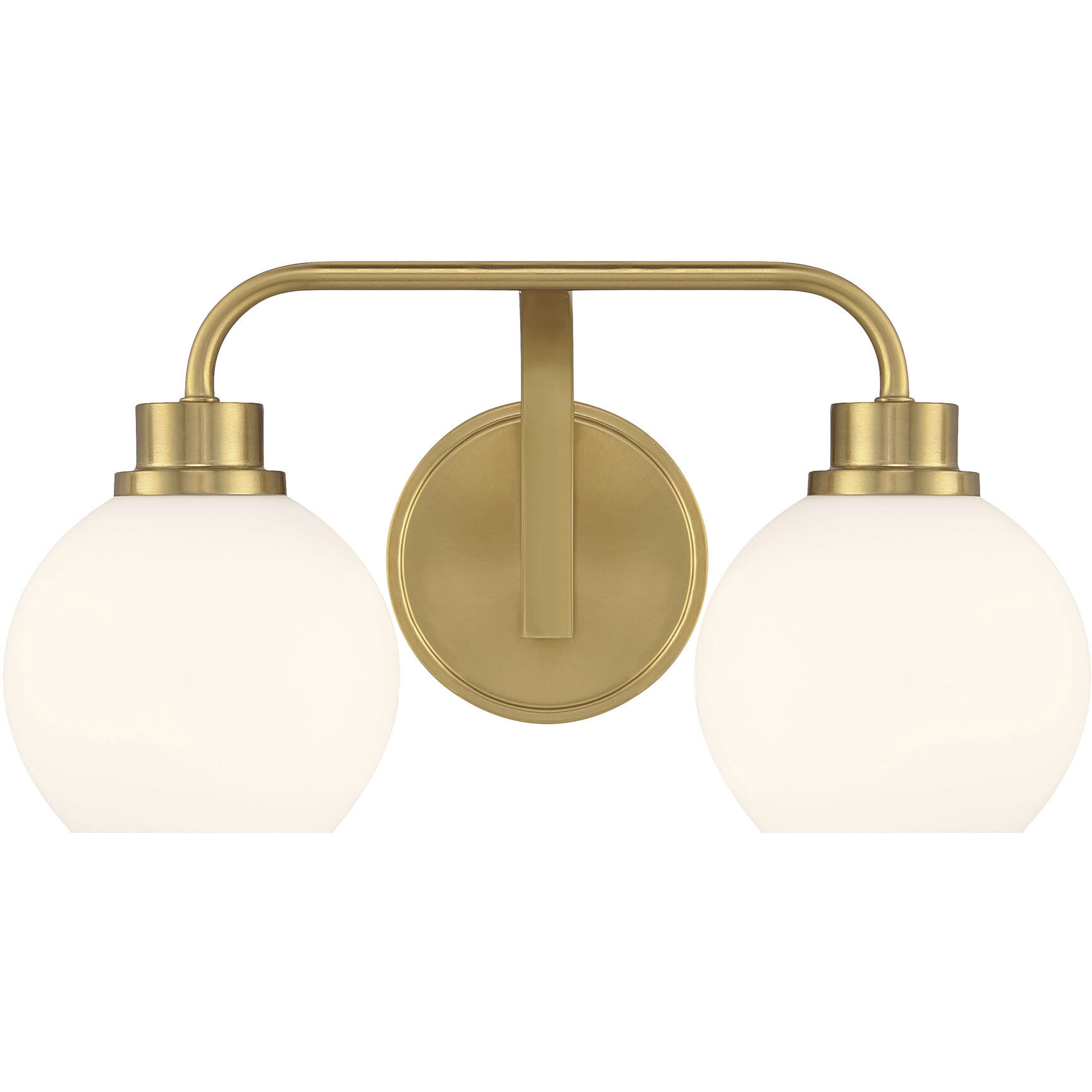 Contemporary 2 Light 16.00 inch Bathroom Vanity Light