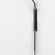 Becca 60.00 watt Aged Brass/Soft Black Portable Wall Sconce Wall Light