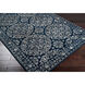 Hendrick 96 X 60 inch Dark Blue Rug, Rectangle