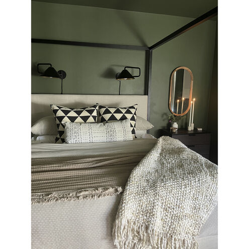 Brianna 34.5 inch 60.00 watt Gold Leaf Portable Wall Sconce Wall Light