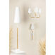 Mariana 3 Light 24 inch Textured White Chandelier Ceiling Light