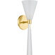 Amara 1 Light 5.25 inch Aged Brass Wall Sconce Wall Light