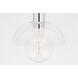 Kyla 1 Light 7 inch Polished Chrome Bath Bracket Wall Light