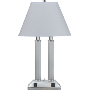 Hotel 27 inch 60 watt Chrome Desk Lamp Portable Light