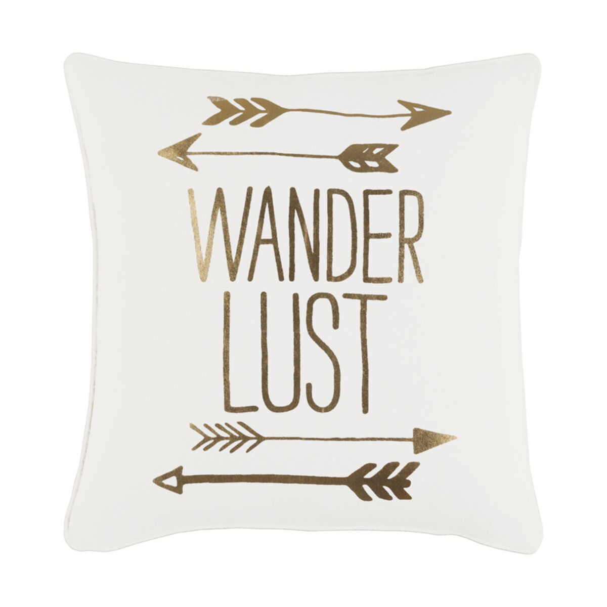 Glyph 18 X 18 inch Cream Pillow Kit, Square