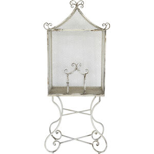 Anita Distressed White Greenhouse