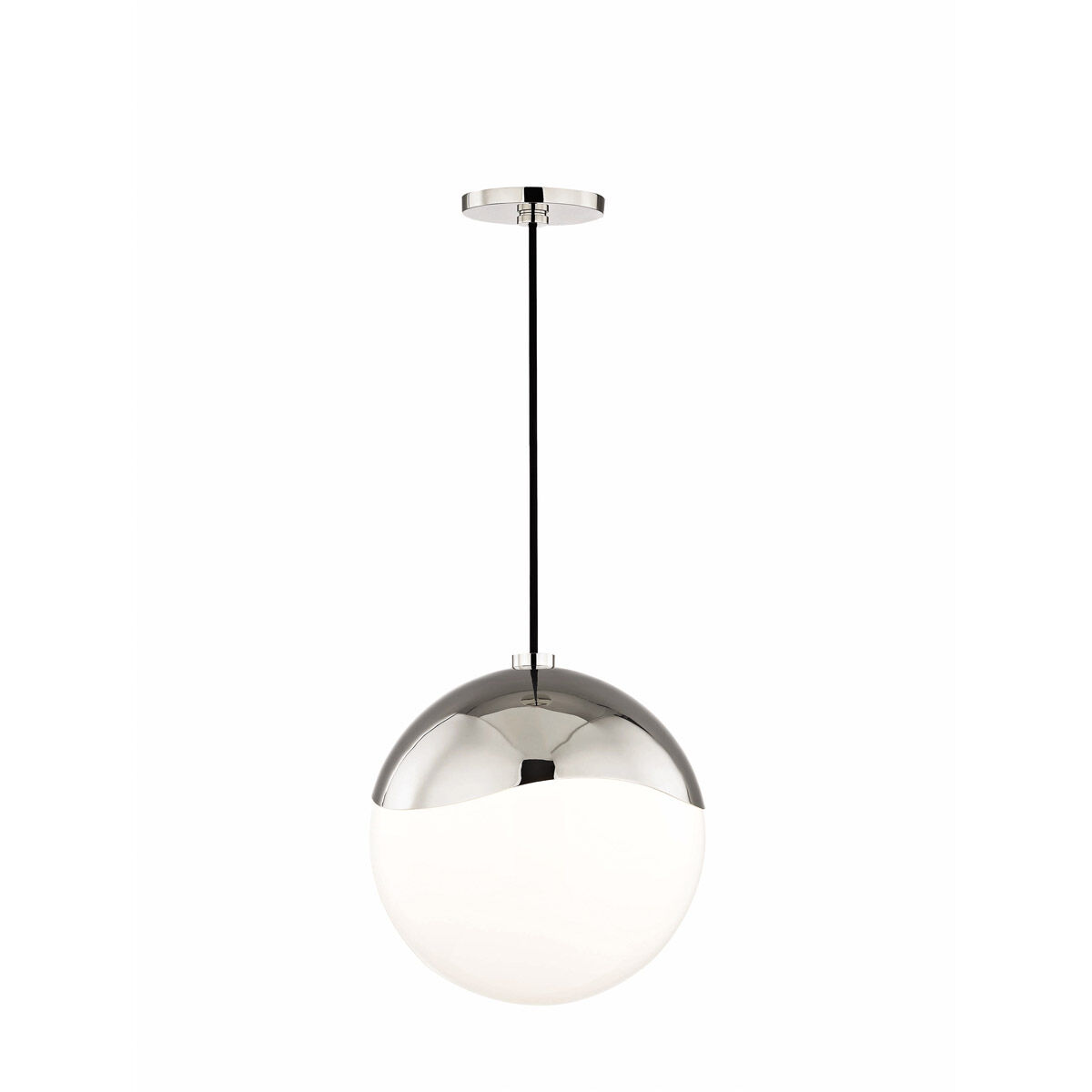 Ella 1 Light 11 inch Polished Nickel Pendant Ceiling Light