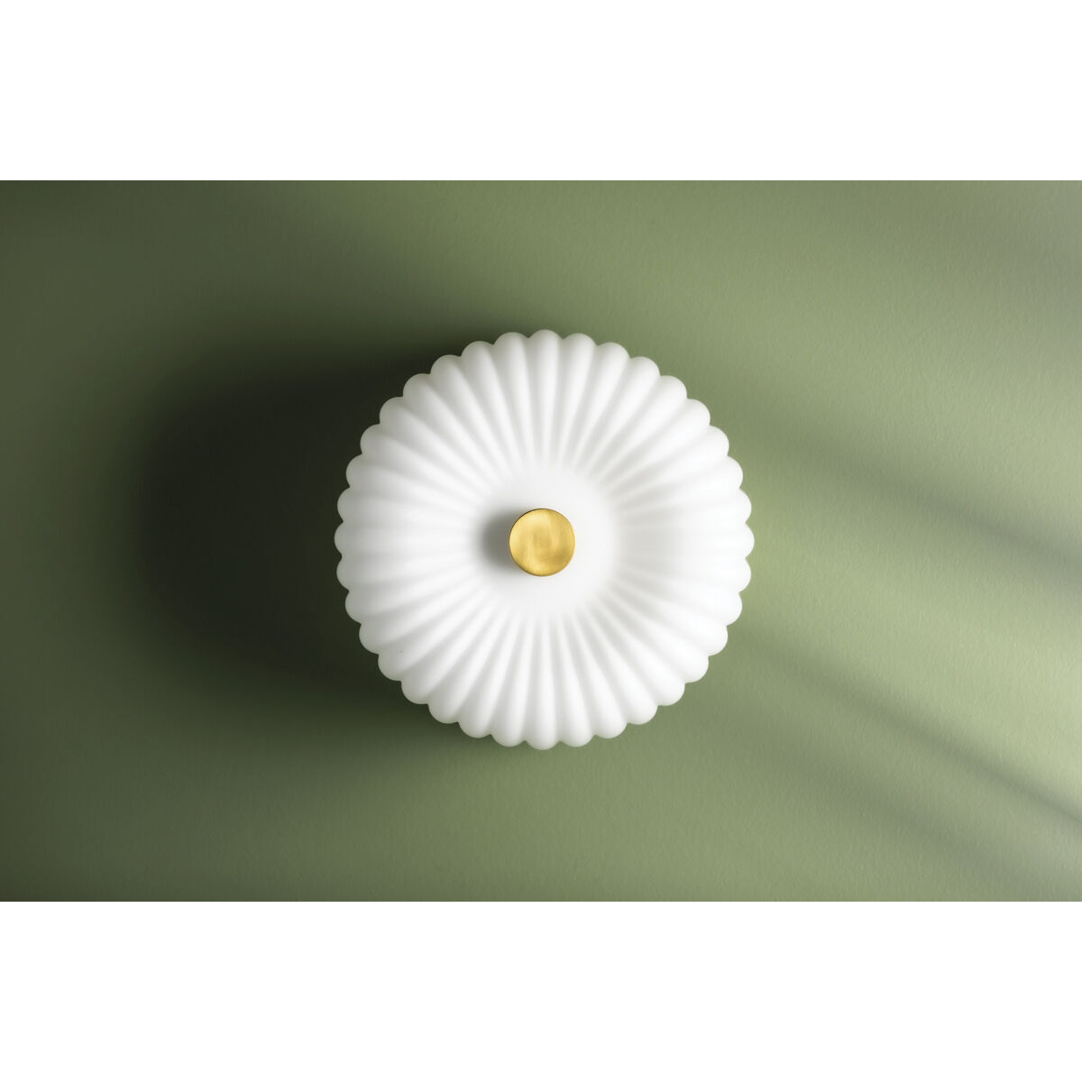 Lydia 2 Light 10 inch Aged Brass Flush Mount Ceiling Light