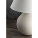 Helena 25 inch 60 watt Aged Brass/Ceramic Matte White Speck Table Lamp Portable Light