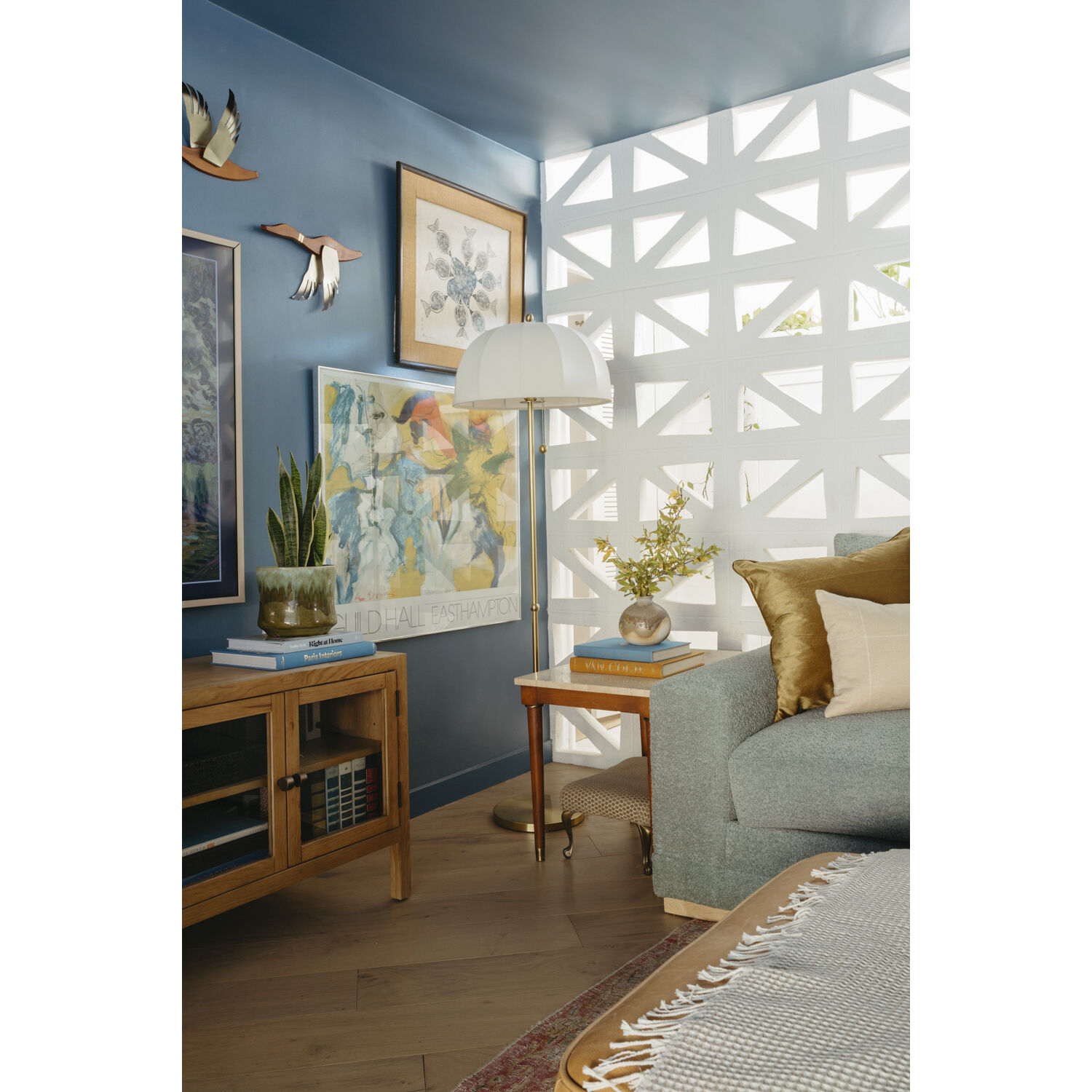 Meshelle 64.25 inch 25.00 watt Aged Brass Floor Lamp Portable Light