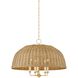 Arwen 5 Light 30 inch Aged Brass Chandelier Ceiling Light