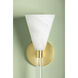 Amara 1 Light 5.25 inch Aged Brass Wall Sconce Wall Light
