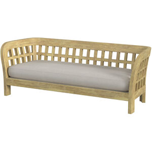 Monhegan Teak Outdoor Sofa in Light Brown