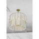 Melisa 6 Light 24 inch Aged Brass Chandelier Ceiling Light