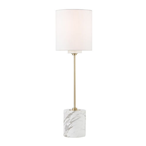 Fiona 22 inch 60 watt Aged Brass Table Lamp Portable Light