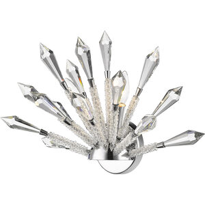 Soleia 2 Light 9.63 inch Chrome Wall Sconce Wall Light in 5