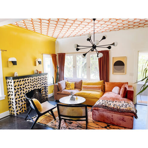 Ariana LED 49.5 inch Soft Black Chandelier Ceiling Light