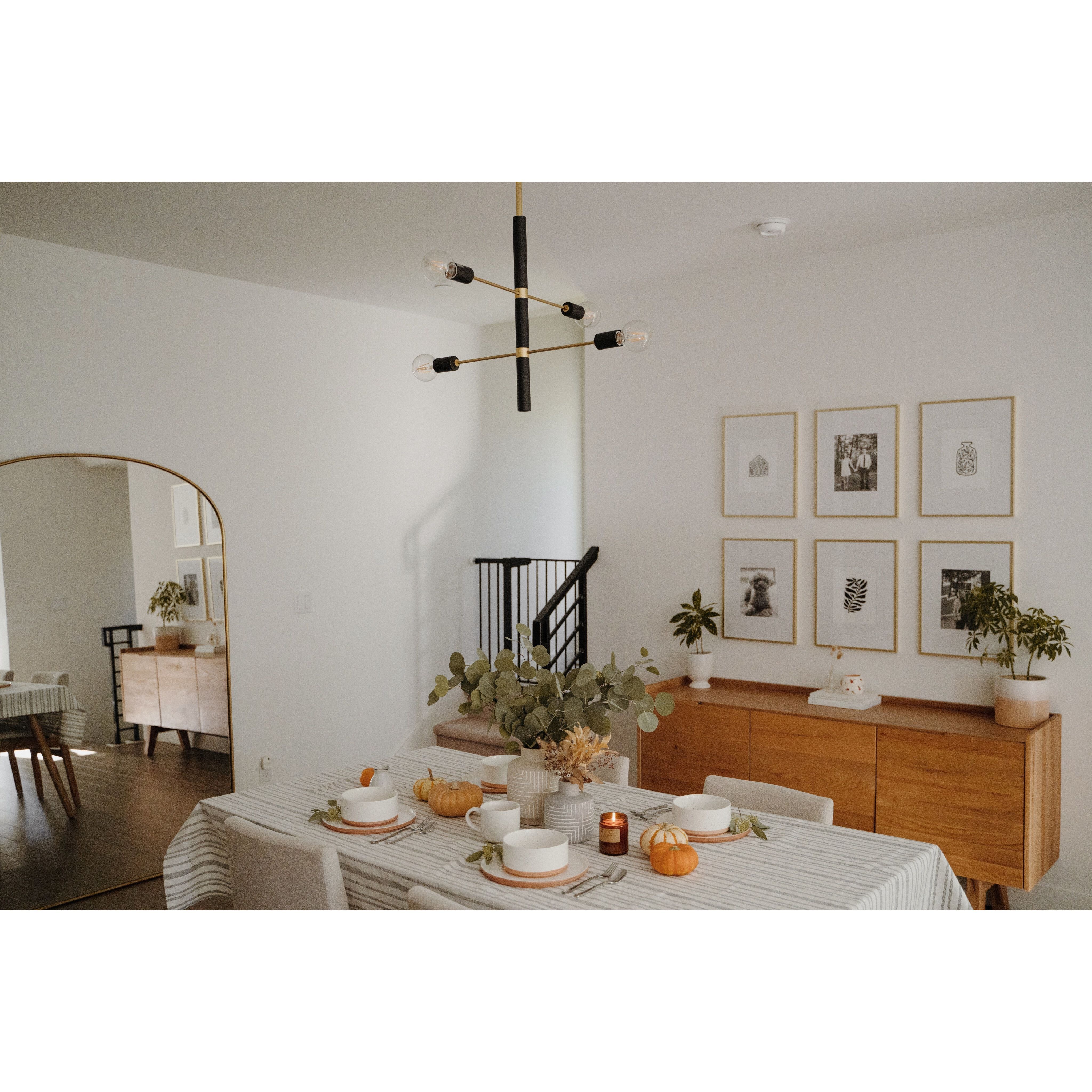 Astrid 4 Light 24 inch Aged Brass Chandelier Ceiling Light in Aged Brass and Black