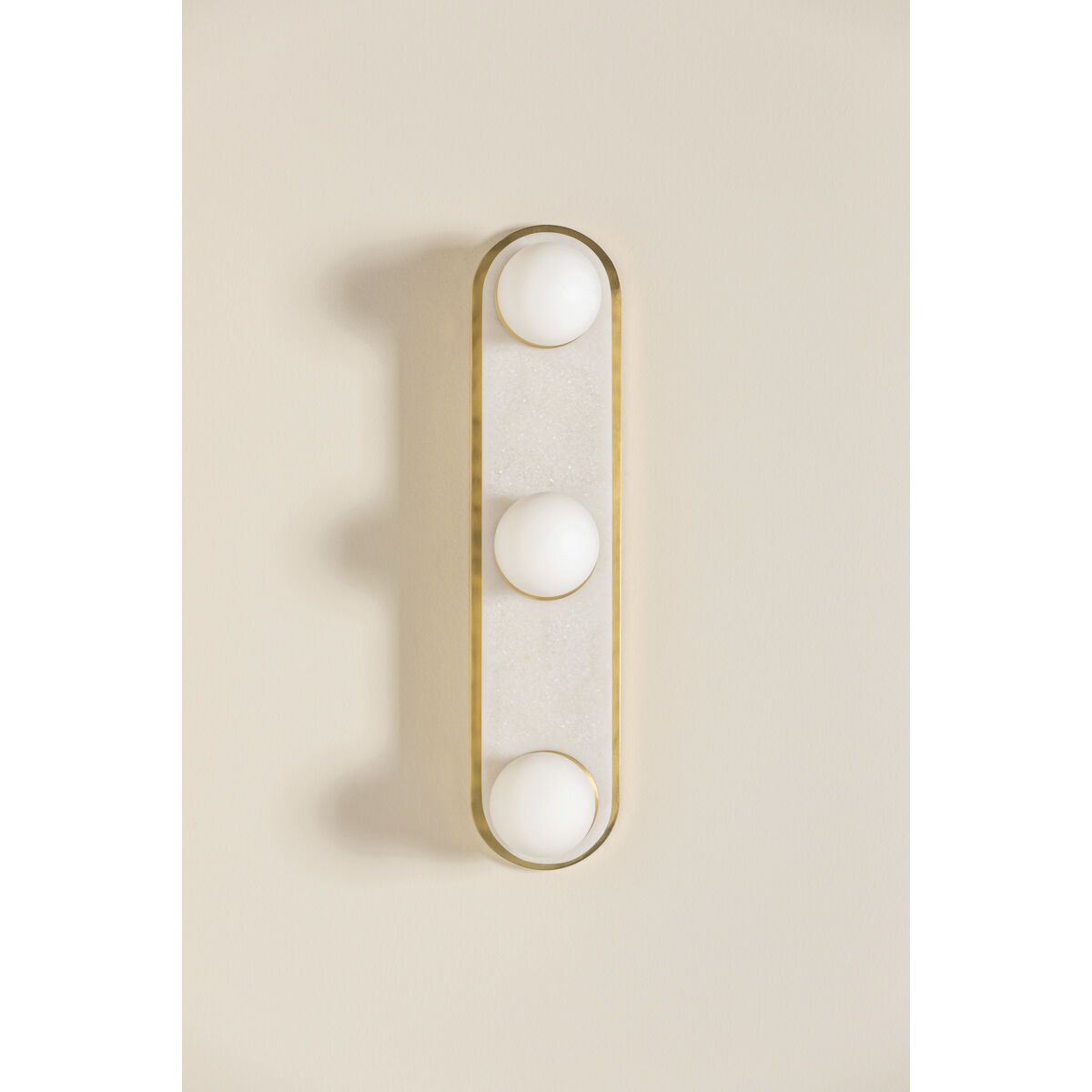 Zora 3 Light 4.75 inch Aged Brass Bath and Vanity Wall Light