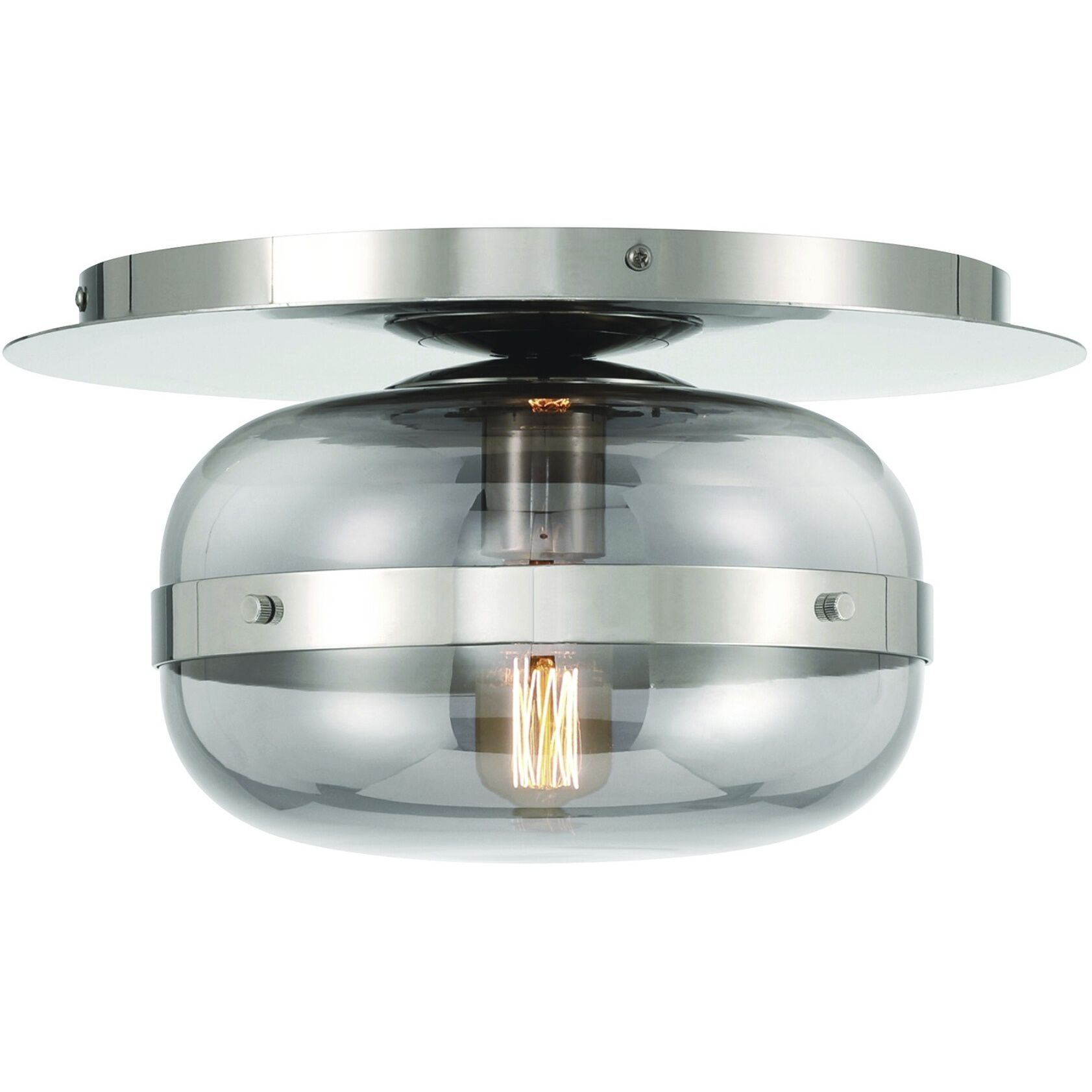 Nottingham 1 Light 10.00 inch Flush Mount