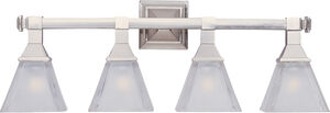 Brentwood 4 Light 28.00 inch Bathroom Vanity Light