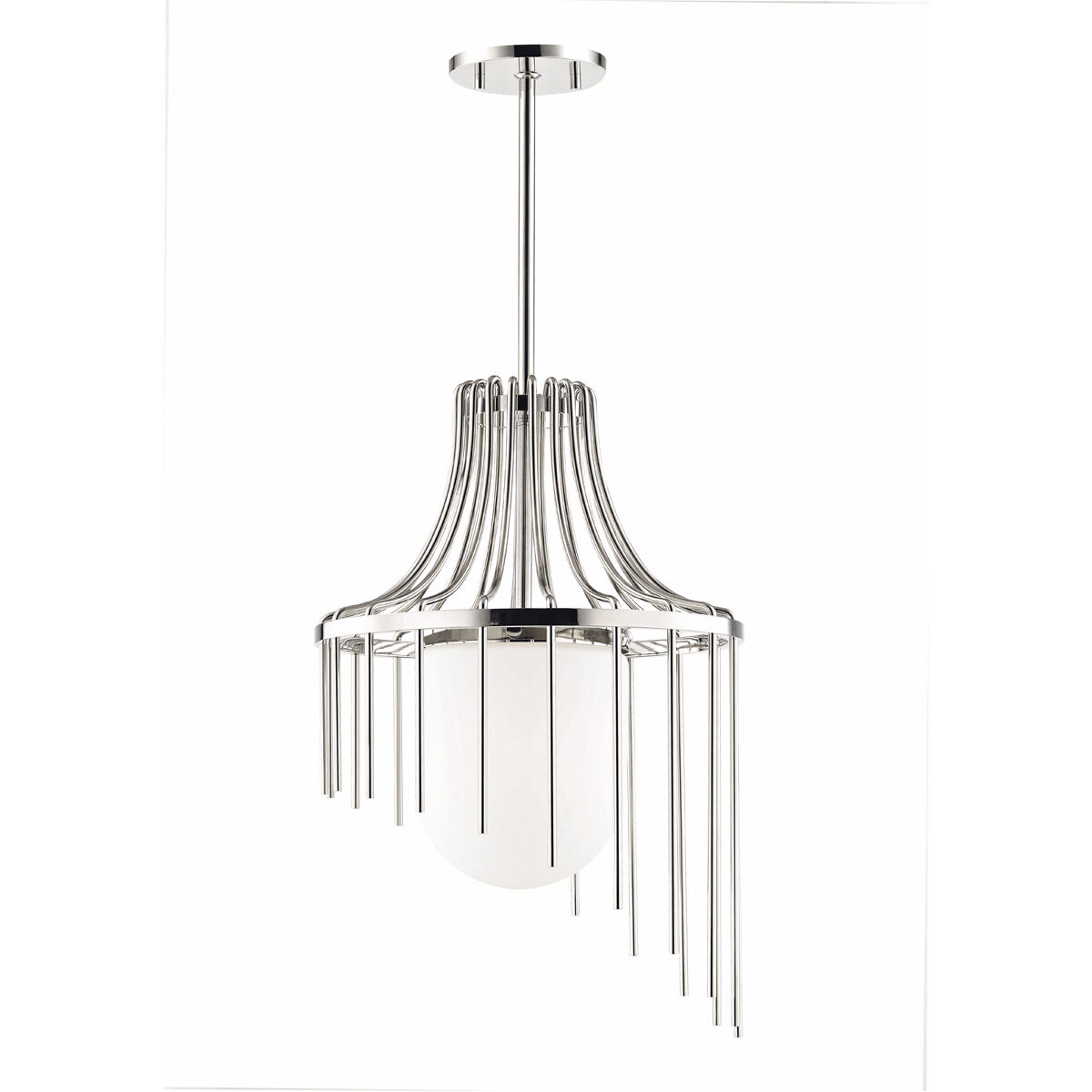 Kylie 1 Light 16 inch Polished Nickel Pendant Ceiling Light