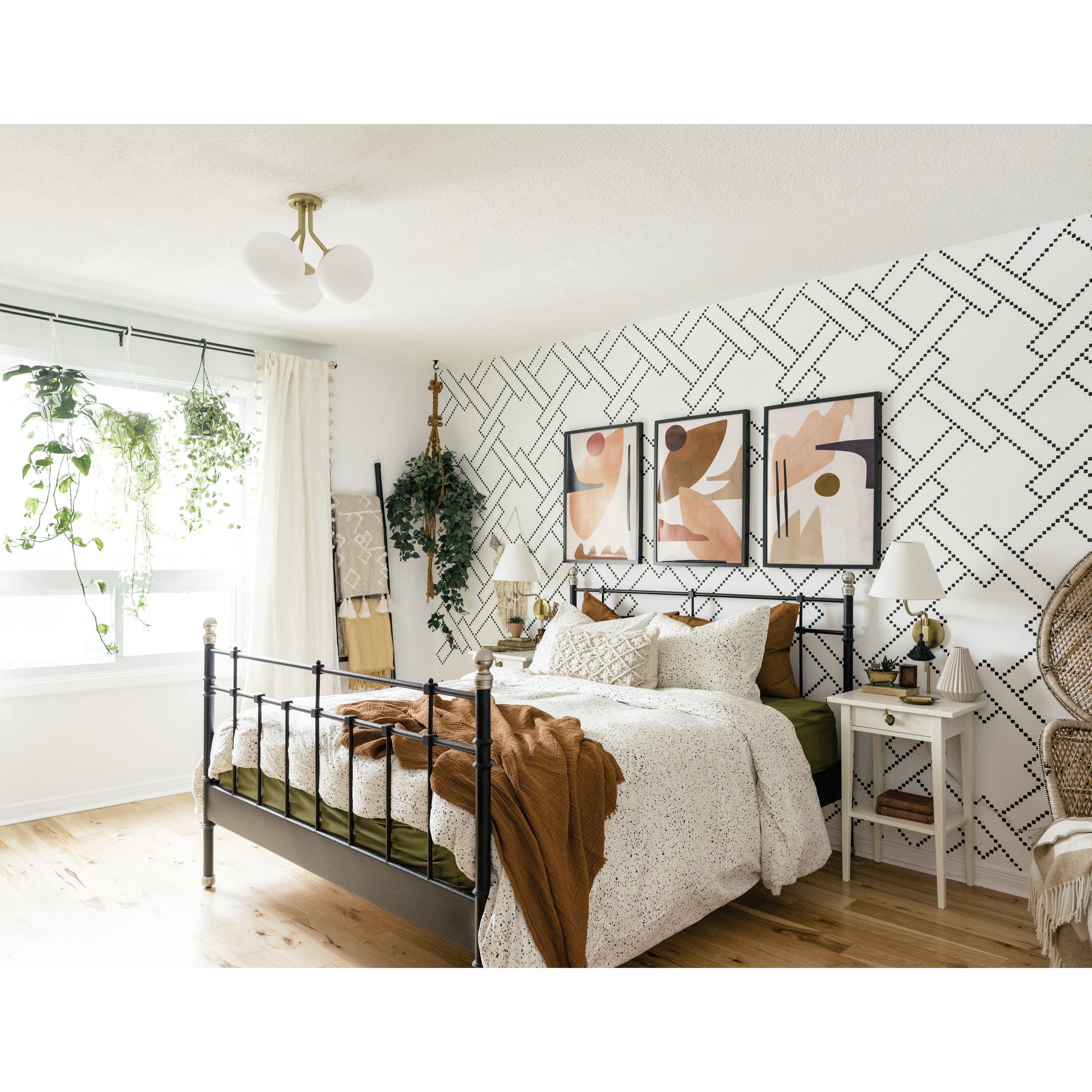 Estee 3 Light 19 inch Aged Brass Semi Flush Ceiling Light