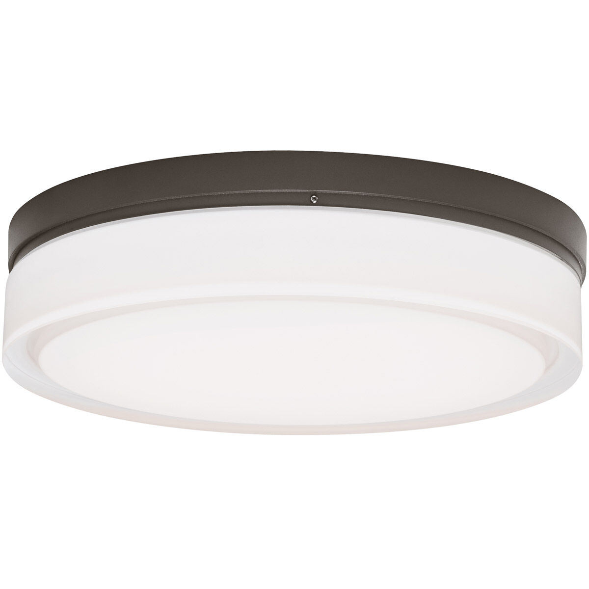 Cirque 11 inch Charcoal Outdoor Flush Ceiling Wall