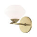 Valerie 1 Light 6 inch Aged Brass Bath Vanity Wall Light