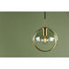 Meriah 1 Light 10 inch Aged Brass Pendant Ceiling Light