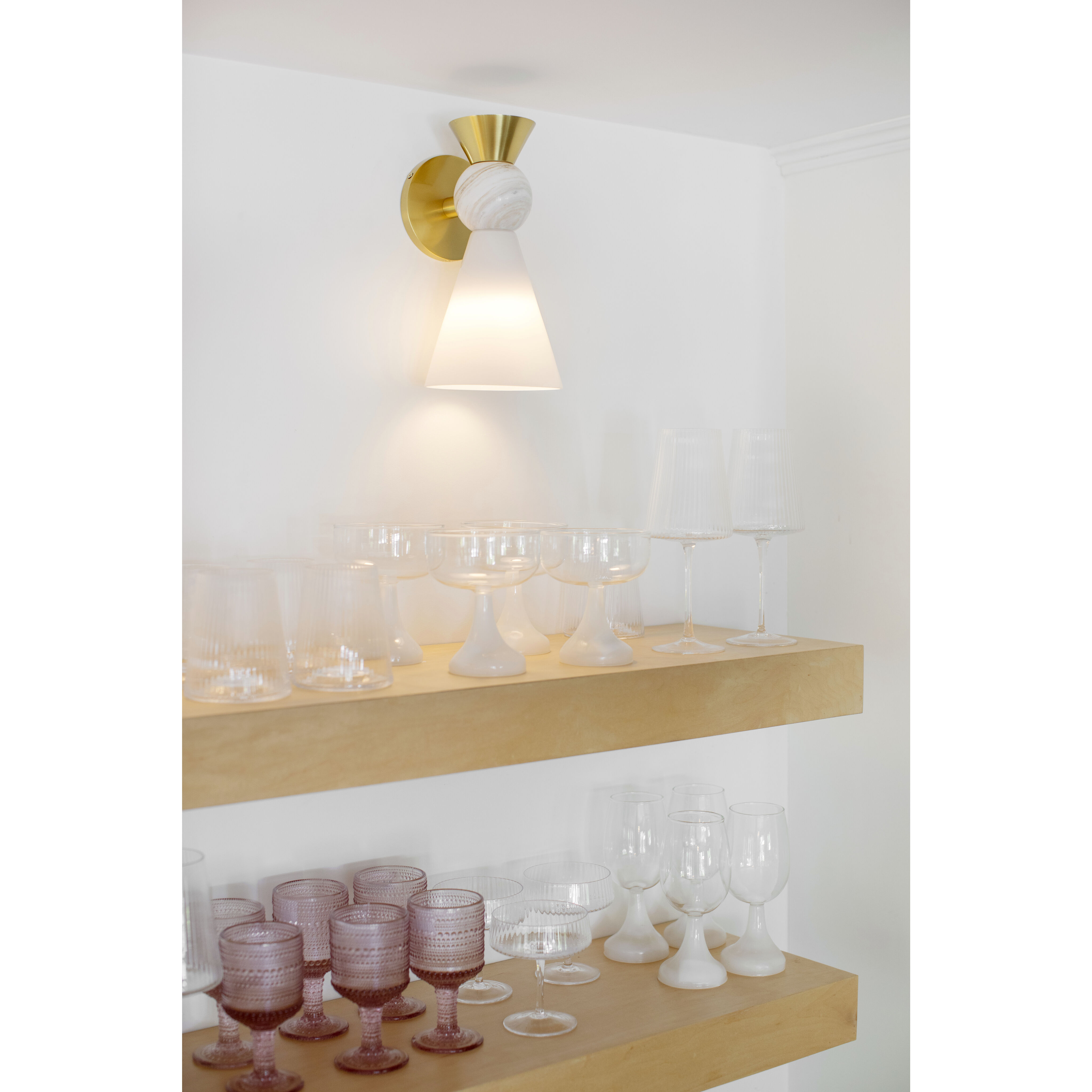 Mona 1 Light 6 inch Aged Brass Wall Sconce Wall Light