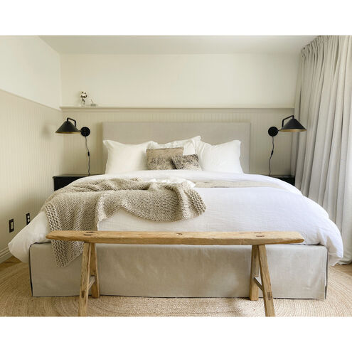 Brianna 34.5 inch 60.00 watt Gold Leaf Portable Wall Sconce Wall Light