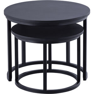 Kaala 21 X 21 inch Black Table Set