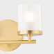 Ryan 2 Light 11 inch Aged Brass Bath Vanity Wall Light