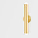 Taylor 2 Light Aged Brass Wall Sconce Wall Light 