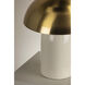 Gaia 16.5 inch 60 watt Aged Brass Table Lamp Portable Light