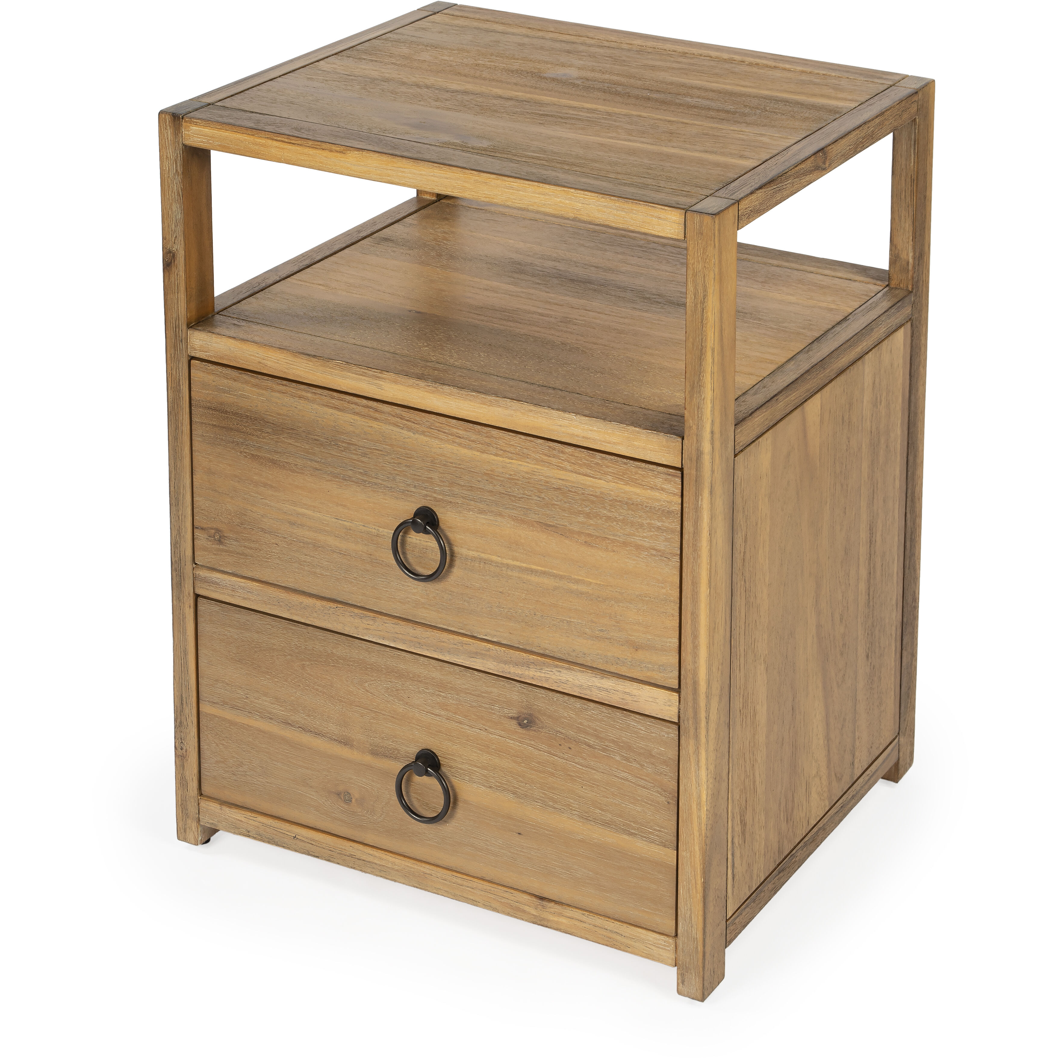 Lark Natural Wood Nightstand in Light Brown