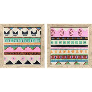 Tessellation Patterns 19 X 19 inch Non-Glass Framed Art