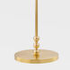 Sang 65 inch 60.00 watt Aged Brass Floor Lamp Portable Light