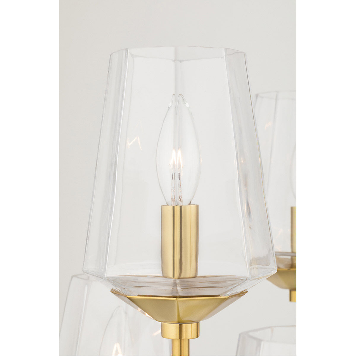 Kayla 8 Light 24 inch Aged Brass Chandelier Ceiling Light