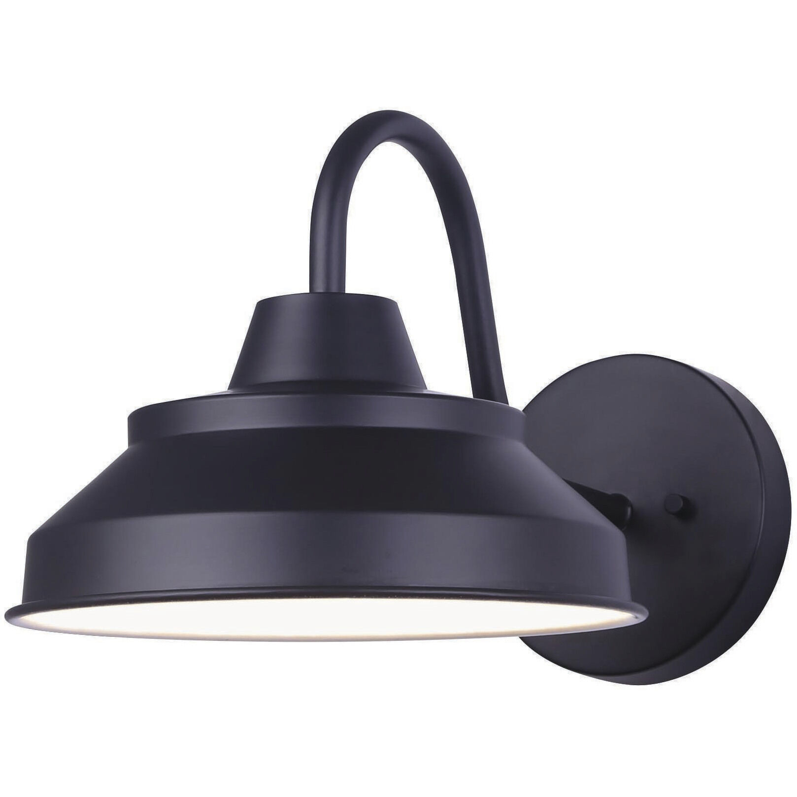 Madison LED 11 inch Black Outdoor Barn Light