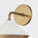Marnie 1 Light 8 inch Aged Brass Wall Sconce Wall Light