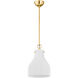 Corinthia 1 Light 10 inch Aged Brass Pendant Ceiling Light
