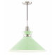 Kiki 1 Light 18 inch Polished Nickel Pendant Ceiling Light in Polished Nickel and Mint